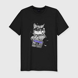 Футболка slim-fit Depeche Mode - Depeche cat, цвет: черный