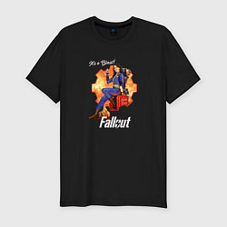 Футболка slim-fit Nuka Cola and Lucy MacLean Fallout, цвет: черный