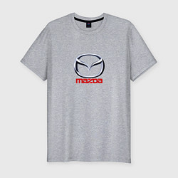 Футболка slim-fit Mazda logo, цвет: меланж