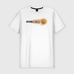 Футболка slim-fit Basketball mood, цвет: белый