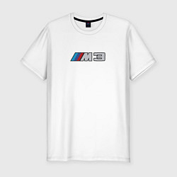 Мужская slim-футболка Amg logo