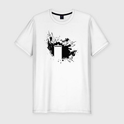 Футболка slim-fit Tardis splash, цвет: белый