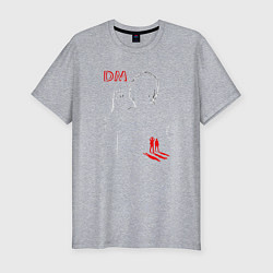 Футболка slim-fit Depeche Mode - Dave memento mori frontman, цвет: меланж