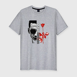 Футболка slim-fit Depeche Mode - Dave rose, цвет: меланж