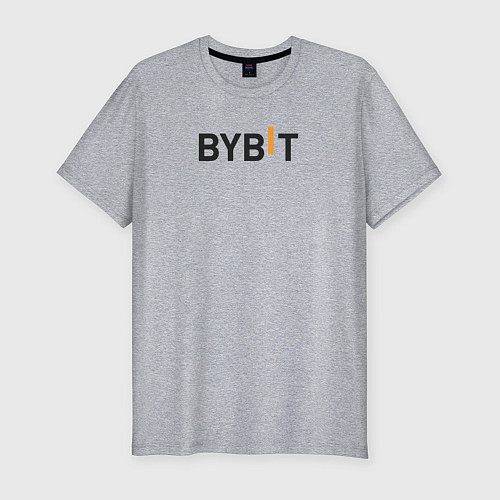 Мужская slim-футболка Bybit / Меланж – фото 1