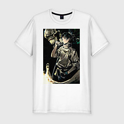Мужская slim-футболка Магическая битва Юта Оккоцу проклятье