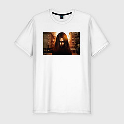 Футболка slim-fit Альма Вейд Fear 2, цвет: белый