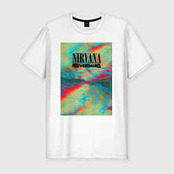 Футболка slim-fit Nirvana nevermind album, цвет: белый