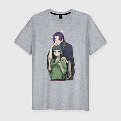 Мужская slim-футболка Монолог фармацевта Жэньши Расчётливый интриган