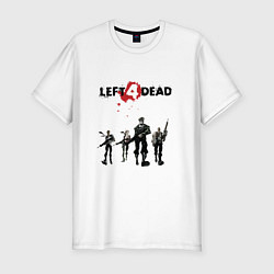 Футболка slim-fit Выжившие Left 4 Dead, цвет: белый