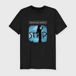 Футболка slim-fit Depeche Mode - Devotional stripped, цвет: черный