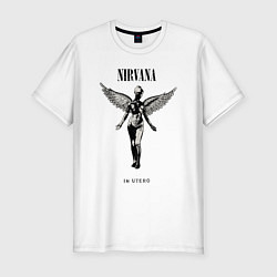 Футболка slim-fit In utero Nirvana, цвет: белый