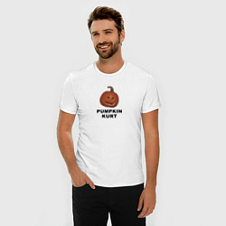 Футболка slim-fit Pumpkin Kurt - the office, цвет: белый — фото 2