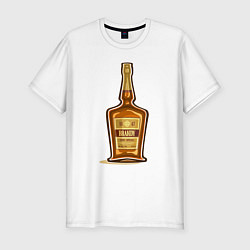 Футболка slim-fit Brandy bottle, цвет: белый