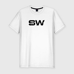 Футболка slim-fit Street Workout OldSchool Black, цвет: белый