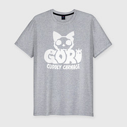 Футболка slim-fit Goro cuddly carnage logo, цвет: меланж