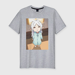 Футболка slim-fit Фрирен ребенок, цвет: меланж