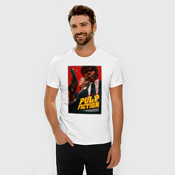 Футболка slim-fit Pulp fiction - vincent and jules, цвет: белый — фото 2
