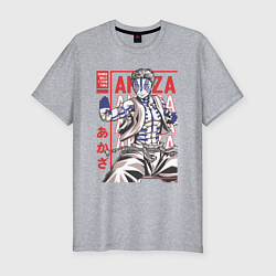 Мужская slim-футболка Клинок рассекающий демонов Акадза 3 Высшая Луна