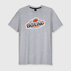 Футболка slim-fit Boxing team, цвет: меланж