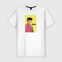 Футболка slim-fit J-hope Butter, цвет: белый