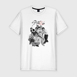 Футболка slim-fit Stray Kids 6th Anniversary, цвет: белый