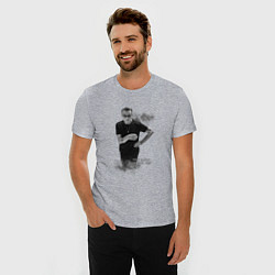 Футболка slim-fit Depeche mode - dave gahan stand, цвет: меланж — фото 2