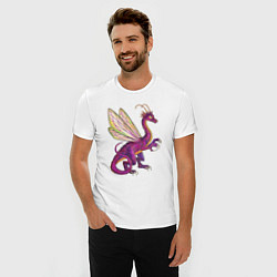 Футболка slim-fit HOMM3 Faerie Dragon, цвет: белый — фото 2