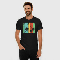 Футболка slim-fit Jamaica, цвет: черный — фото 2
