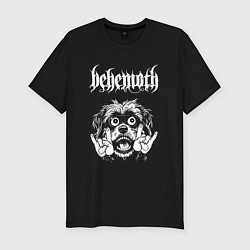 Мужская slim-футболка Behemoth rock dog