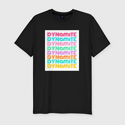 Футболка slim-fit BTS Dynamite, цвет: черный