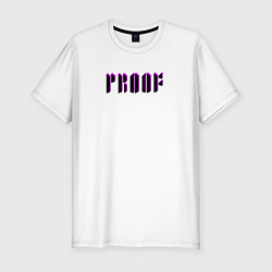Футболка slim-fit BTS Proof, цвет: белый