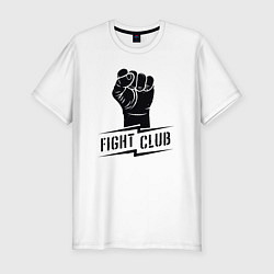 Мужская slim-футболка Fight club warrior