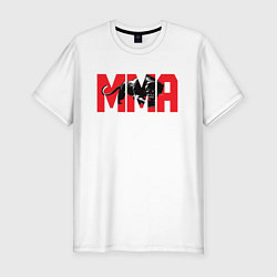 Мужская slim-футболка MMA пантера