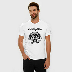 Футболка slim-fit Rolling Stones - rock dog, цвет: белый — фото 2