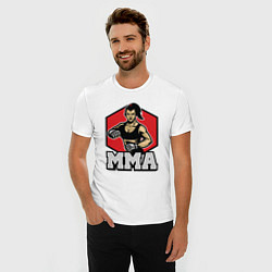 Футболка slim-fit MMA girl, цвет: белый — фото 2