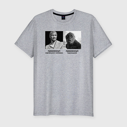 Мужская slim-футболка Proconsul / Меланж – фото 1