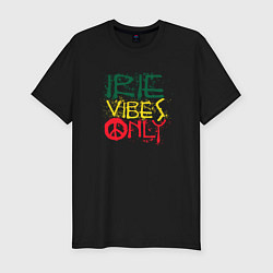 Футболка slim-fit Irie vibes only, цвет: черный