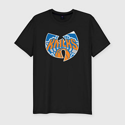 Мужская slim-футболка Wu-tang knicks