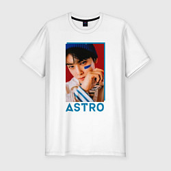 Футболка slim-fit Astro Ли Дон Мин, цвет: белый