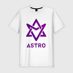 Футболка slim-fit Звезда Astro, цвет: белый