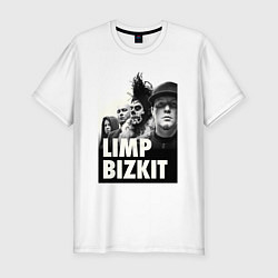 Футболка slim-fit Limp Bizkit all, цвет: белый