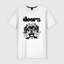 Футболка slim-fit The Doors - rock dog, цвет: белый