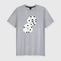 Футболка slim-fit Азарт на грани, цвет: меланж