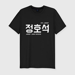 Мужская slim-футболка Чон Хосок bts