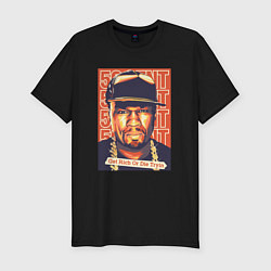 Футболка slim-fit 50 cent get rich, цвет: черный