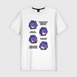 Мужская slim-футболка Ахерон фразы