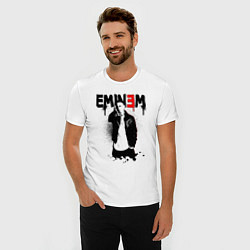 Футболка slim-fit Eminem finger, цвет: белый — фото 2