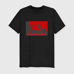 Мужская slim-футболка Comrade