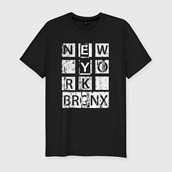 Мужская slim-футболка New York Bronx